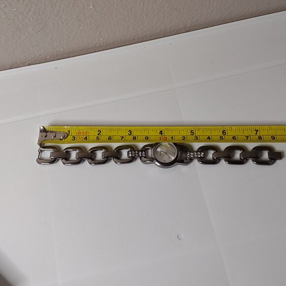 7.5 Inch Geneva Metal Chain Link Watch - Picture 10 of 11